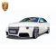 Facelift To RS5 Style Plastic Car Body Kit For Audi A5 Front Bumper Side Skirts