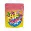 Custom Printed Food Grade Holographic Mylar Resealable Zip Lock Snack Skittles Chocolate Smell Proof Medible Packs Bag Cali