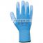 Factory Price General Purpose 13Gauge Machine Knitted Industrial Safety White PU Coating Gloves