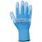 Women Bright Colored Polyurethane PU Coated Antiskid Light Multi Work Garden Glove