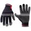 HANDLANDY wholesale custom mesh hand production touchscreen fingertip construction industry mechanics work gloves for men