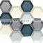 Stock available hotel project mixed material mosaic tile mosaic pins pastilha glass mosaic tile