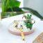 Plants Cactus Succulent Ceramic Ring Dish Plate Jewelry Tower Display Holder Organizer Trinket Tray Valentines Birthday Gifts