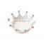 Royal Ceramic Crown Ring Jewelry Plate Stand Holder Trinket Tray Dish for Earring Bracelet Keys Necklace Wedding Birthdays