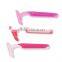 24pcs hanging card of twin blade disposable razor