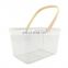 wholesale home multifunctional metal wire bath storing storage basket with handle