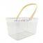 wholesale home multifunctional metal wire bath storing storage basket with handle