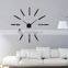 Wholesale Modern Large Size Art 3D Diy Self Adhesive Wall Stickers Clock