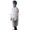 High Quality Disposable Medical  White Nonwoven Lab Coat