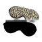 22mm 100% New Design Soft Satin Eyemasks Mulberry Printed Striped Silk Eye Mask with Print