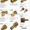 Brass inverted flare male and female adapter