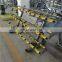 Factory Weight Sporting Equipment Best Quality Flat Oval Tube Commercial Fitness Equipment Dumbbell Rack Sports Gym Equipment