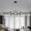 Nordic living room luxury dining room bedroom showroom golden round ring light chandelier