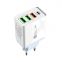 5v2 4A wall charging Hot selling US EU charging plug 4USB port suitable for different mobile phones