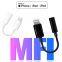 2 in 1 8 Pin to 3.5 mm Headphone Earphone Aux Splitter Adapter for iPhone X/8/8 Plus/7/7 Plus