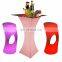 led buffet table /Led PE Light Up Chair for Restaurant Discotheque Pub Used Glowing Bar Table