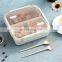 New Reusable 2022 Compartment Eco Friendly BPA Free Wholesale Food Tiffin Plastic Bento Lunch Box Kids