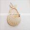 Pear shaped Rattan Wall Basket Handwoven Fruit storage