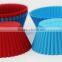 Round Non-stick Reusable Cupcake Liners Color Baking Cups