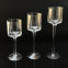 Set Of 3 Pieces Long Stemmed Clear Floating Votive Candles Holder Glass Wholesale