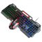 PC Gaming Keyboard And Mouse RGB Backlit Keyboards Rubber Keycaps Wired Game Mouse Keyboard