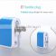 15.5W/2.1A Dual USB Wall Charger Adapter with Foldable Plug and Smart Charging Chip for Samsung Mobile Phone