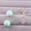 Promotional Fashion New Teardrop Beads Pendant Womens Hoop Earrings
