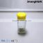 70ml Spice Glass Bottles Ribbed Square Small Bottle With Cap