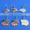 Fashion Rock USA Metal Earrings Custom Earring Charm
