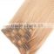 2015 Qingdao clip in remy hair extension