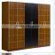 high quality melamine panel materials 6 door wardrobe box