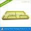 Dongguan customized luxury flocking colorful cosmetic tray