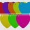 Hot sale FDA and LFGB food grade colorful heart shape non-sick silicone table mat & silicone placemat