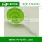 WFZ TV001138 Green Color Food Colander Collapsible Silicone Kitchen Sink Strainer with Handle