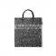 2016 China factory price Eco Kraft Paper Tote Bag black&white Foldable Shopping Bag 