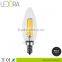 Hot 2w 4w 6w E12 E26 Dimmable ul led bulb