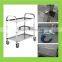BN-T23 3-tier Stainless Steel catering trolley,hotel service trolley