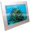 light photo frame , plastic frame led illuminated light panel , cheap popular fashion design standard A4 size LED frame