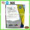 vacuum heat seal grocery packing lamination bag / custom printing bag with clear window