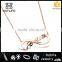 Famous Brands Jewelry Top Designs Elegant Gold Forever Love Necklace for Ladies