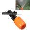 Newest 10pcs Agricultural Garden Plastic Mist Nozzle Orange Flower Misting Atomizing Sprinkler Nozzles Tee Sprayer Greenhouse