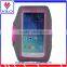 New design Ultra slim breathable lycra smart phone armband with transparent screen