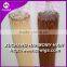Popular double beads remy micro loop indian hair extensions