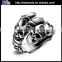 Popular titanium 316L stainless steel indian skull ring
