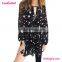 Star print chiffon 2016 new deep v neck long sleeve summer dresses                        
                                                                Most Popular
