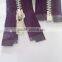 5# metal zipper aluminum teeth zipper open end zipper auto-lock slider zipper jacket zipper