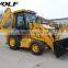 Newest WOLF small tractor loader backhoe JX45 with CE approved