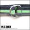 Best quality green and black striped webbing belt