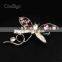 Fashion Jewelry Rhinestone Dragonfly Brooch Women Girls Dresses Hijab Scarf Party Promotion Gift Apparel Promotion Accessories