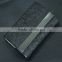 Metal mix pu leather cheap business name card holder